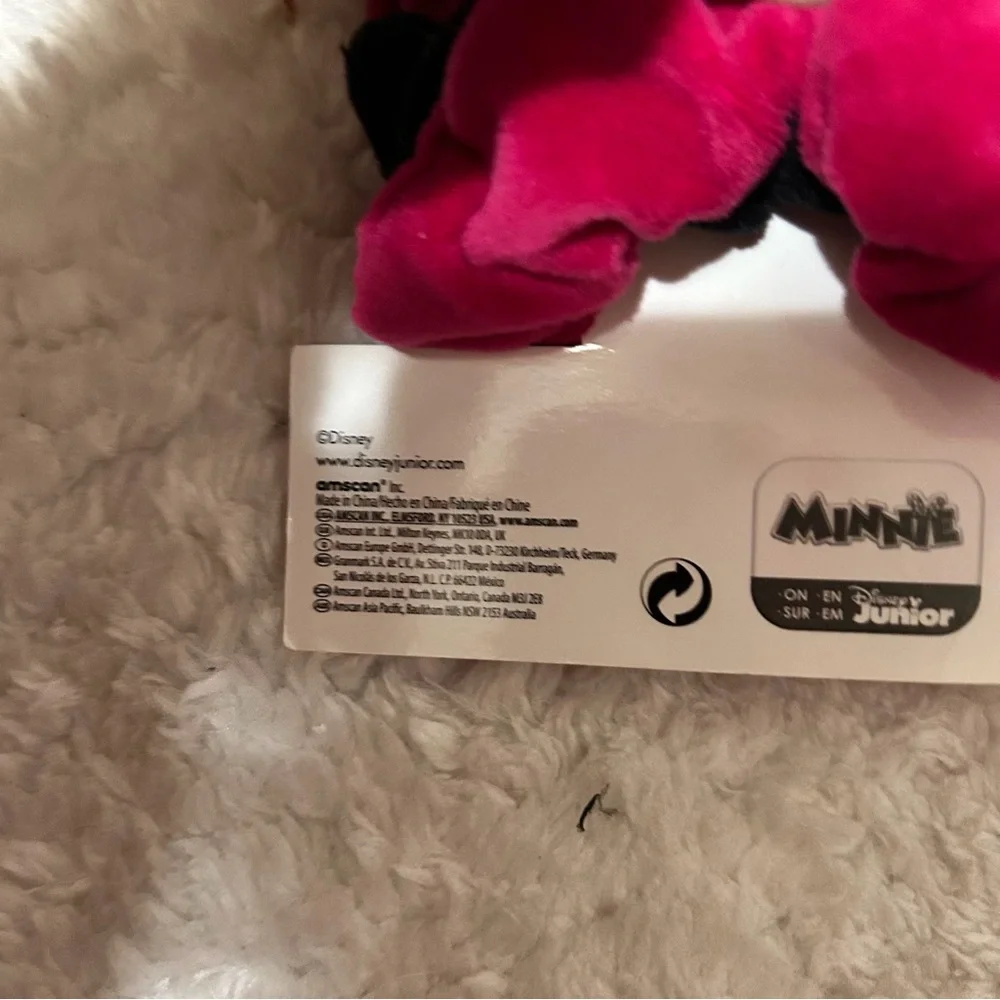 5/$30 🎈 Disney junior Minnie Mouse Pink and Black Hair Accessories